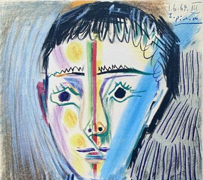 Pablo Picasso (d’après) - Garçon à la marinière, 1965 - Lithographie signée dans la planche 2