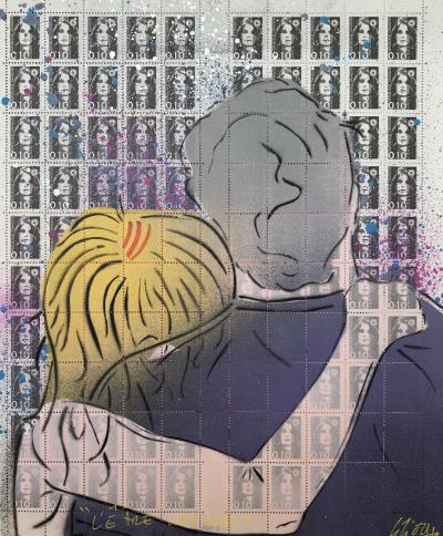 Christophe STOUVENEL  - l’Être Intime, 2021 - Pochoir 2