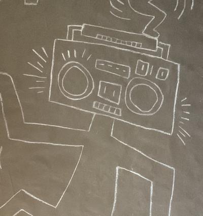 Keith HARING (d’après) - Subway drawing, vers 1980/1985 - Dessin 2