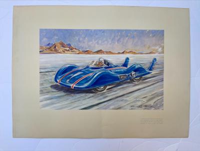 Geo HAM - Renault : L’étoile filante, 1956 - Lithographie 2