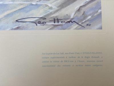 Geo HAM - Renault : L’étoile filante, 1956 - Lithographie 2