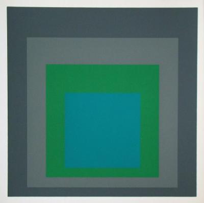 Josef ALBERS (d’après) - Hommage à la place - Espoir renouvelé, 1977 - Sérigraphie en couleurs 2