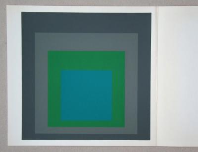 Josef ALBERS (d’après) - Hommage à la place - Espoir renouvelé, 1977 - Sérigraphie en couleurs 2
