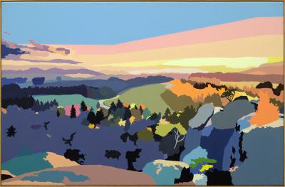 Marion SAGON - Crazy Sunset, 2021 - Acrylique sur toile 2