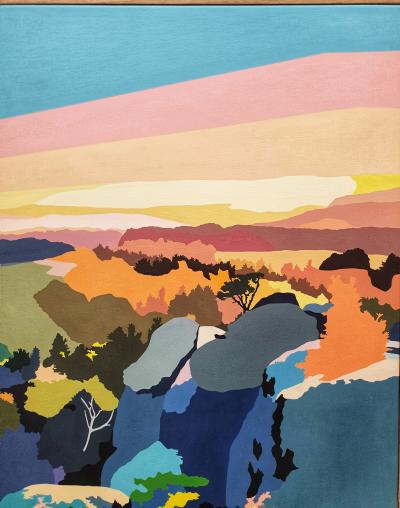 Marion SAGON - Crazy Sunset, 2021 - Acrylique sur toile 2