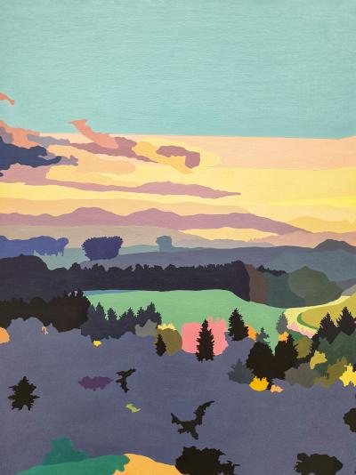 Marion SAGON - Crazy Sunset, 2021 - Acrylique sur toile 2