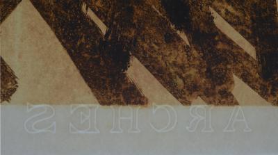 Pierre SOULAGES - Antagonismes, 1960 - Lithographie signée au crayon 2