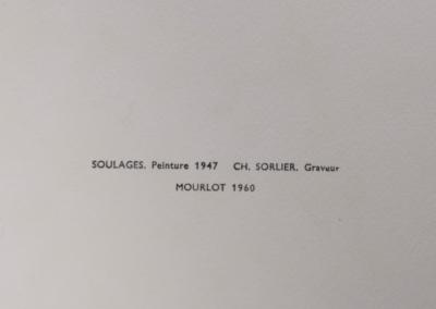 Pierre SOULAGES - Antagonismes, 1960 - Lithographie signée au crayon 2