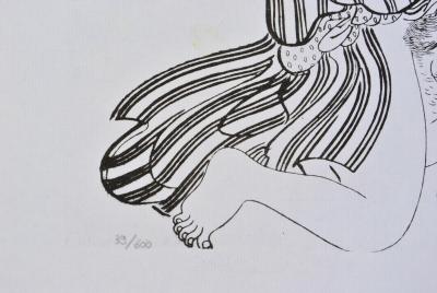 Jihei SUGIMURA (d’après) : le trio, 1961, Lithographie érotique 2