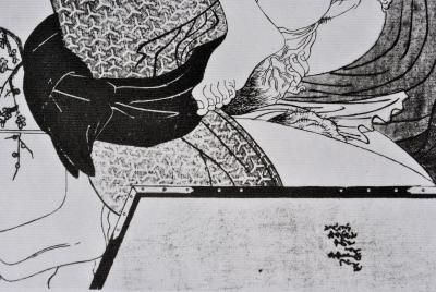 Chokosaï Yeïsho (d’après) : Au naturel - Lithographie érotique, 1961 2
