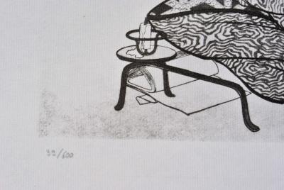 Katsushika Hokusaï (d’après) : Homme abile - Lithographie érotique, 1961 2