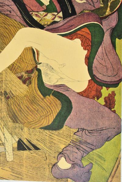 Yanagawa SHIGENOBU (d’après) : Le voyageur Coquin, 1961 - Lithographie érotique 2