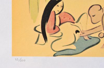 Yanagawa SHIGENOBU (d’après) : Amours à la cours, 1961 - Lithographie érotique 2