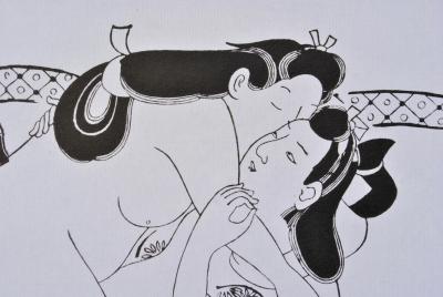 Jihei SUGIMURA (d’après) : le grand amour, 1961 - Lithographie érotique 2
