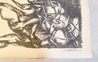 Ossip ZADKINE - The Labours of Hercule - The Erymanthian Boar, 1960 - Lithographie signée au crayon 2