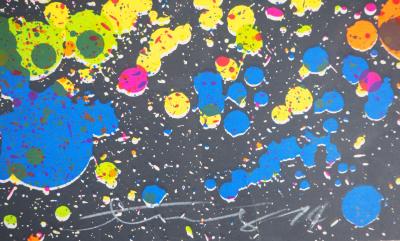 Walasse TING : Cosmos, Explosion de couleurs, 1974 - Lithographie originale Signée 2