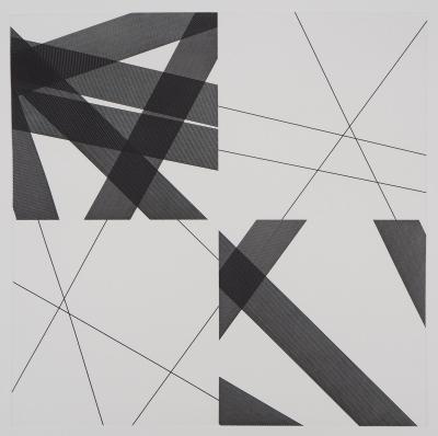 François MORELLET - Abstraction géométrique, 2006 - Gravure originale 2