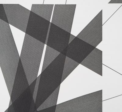 François MORELLET - Abstraction géométrique, 2006 - Gravure originale 2