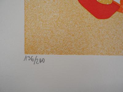 Otmar ALT - Personnage féerique, 1974 - Zincographie originale, Signée au crayon 2