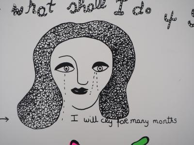 Niki DE SAINT PHALLE - Homage to my love, 1968 - Sérigraphie originale signée au crayon 2