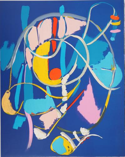 André LANSKOY - La Genèse : la nuit, 1966 - Lithographie originale 2