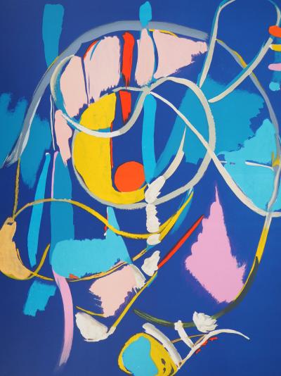 André LANSKOY - La Genèse : la nuit, 1966 - Lithographie originale 2