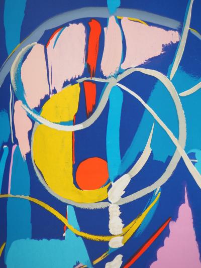 André LANSKOY - La Genèse : la nuit, 1966 - Lithographie originale 2