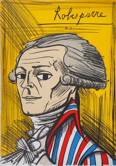 Bernard BUFFET - Robespierre, 1977 - Originallithographie, Signiert 2