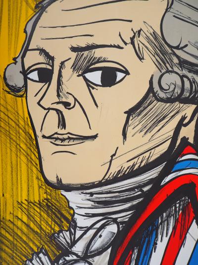 Bernard BUFFET - Robespierre, 1977 - Originallithographie, Signiert 2