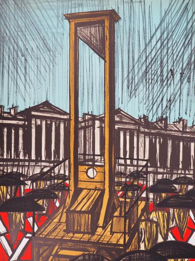 Bernard BUFFET - La Guillotine, 1977 - Lithographie originale, Signée 2