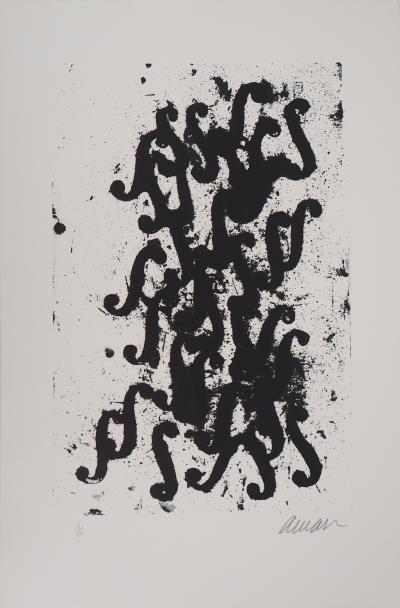 ARMAN - Ouies de violon - Lithographie originale signée 2