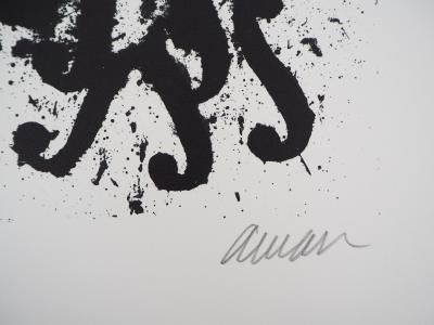ARMAN - Ouies de violon - Lithographie originale signée 2