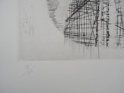 ARMAN - Violon et crosses - Gravure originale signée 2