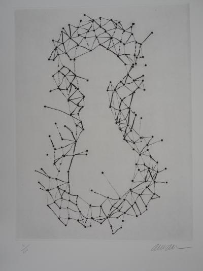 ARMAN - Constellation du violon - Gravure originale signée 2