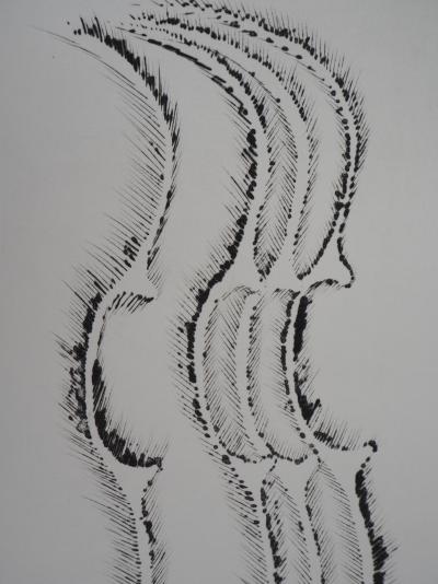 ARMAN - Profils de violon - Gravure originale signée 2