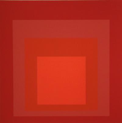 Josef ALBERS (d'après) - Hommage au Carré - R-III a-4, 1977 - Sérigraphie en couleurs 2