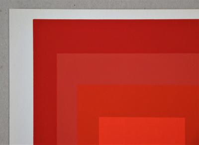 Josef ALBERS (d'après) - Hommage au Carré - R-III a-4, 1977 - Sérigraphie en couleurs 2
