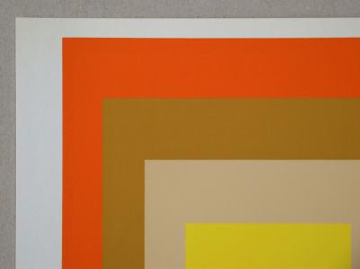 Josef ALBERS (d'après) - Hommage au Carré - Oui Monsieur, 1977 - Sérigraphie en couleurs 2