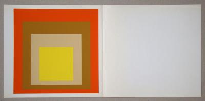 Josef ALBERS (d'après) - Hommage au Carré - Oui Monsieur, 1977 - Sérigraphie en couleurs 2