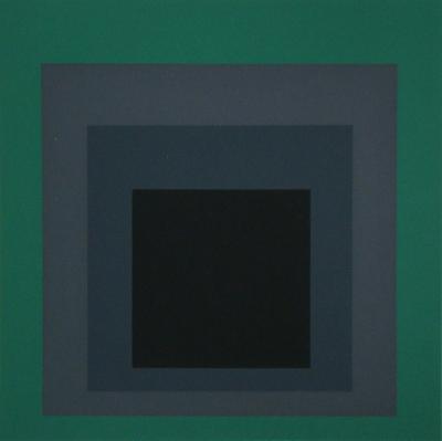 Josef ALBERS (after) - Homage to the Square - Grisaille and Patina, 1977 - Silkscreen print 2