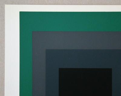 Josef ALBERS (after) - Homage to the Square - Grisaille and Patina, 1977 - Silkscreen print 2