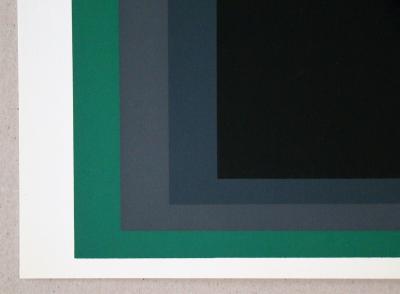 Josef ALBERS (after) - Homage to the Square - Grisaille and Patina, 1977 - Silkscreen print 2