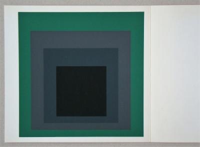 Josef ALBERS (after) - Homage to the Square - Grisaille and Patina, 1977 - Silkscreen print 2