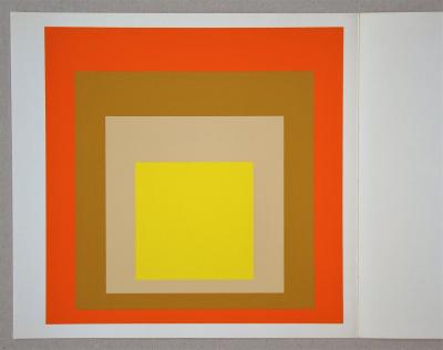 Josef ALBERS (d’après) - Hommage au Carré - Yes Sir, 1977 - Sérigraphie en couleurs 2