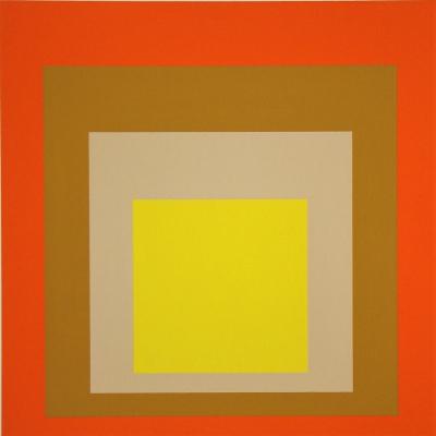 Josef ALBERS (d’après) - Hommage au Carré - Yes Sir, 1977 - Sérigraphie en couleurs 2
