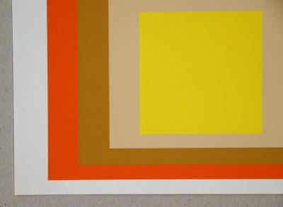 Josef ALBERS (d’après) - Hommage au Carré - Yes Sir, 1977 - Sérigraphie en couleurs 2