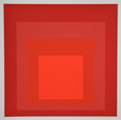 Josef ALBERS (after) - Homage to the Square - R-III a-4, 1977 - Silkscreenprint in colours 2