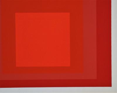 Josef ALBERS (after) - Homage to the Square - R-III a-4, 1977 - Silkscreenprint in colours 2