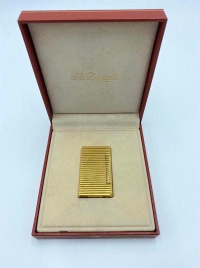 DUPONT - Gold metal lighter - Fashion & Haute Couture - Plazzart