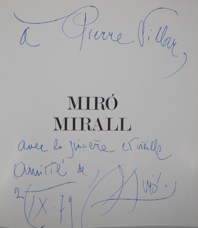 Joan MIRO - Dédicace autographe 2